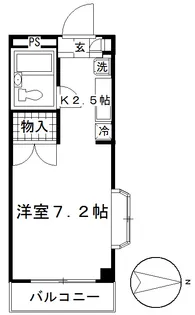 メゾンド24【2階】の間取り