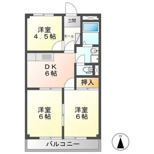 IVY HONGO【2階】の間取り