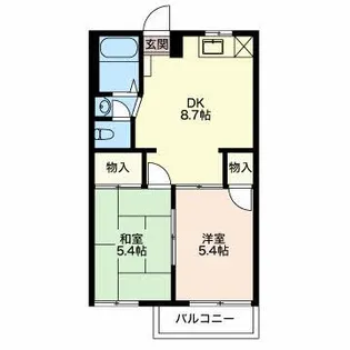 POINT VIEW【2階】の間取り