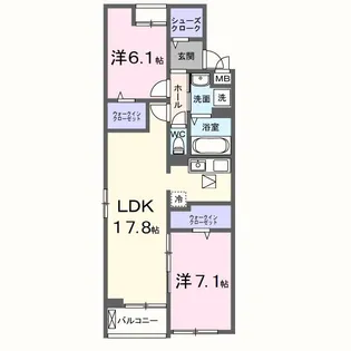 Lord【1階】の間取り