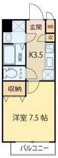 シェルグランデ土樋【4階】の間取り