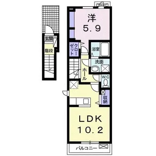 アクティ・リーベル I【2階】の間取り