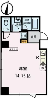 パルク北参道【2階】の間取り