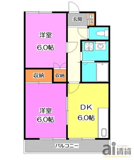 フレンズピュア【2階】の間取り