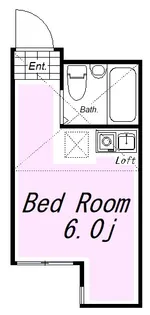 ユナイト小机グレートギャッピー【2階】の間取り