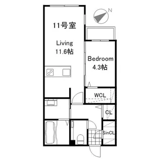 Premier ist KOTONI Sta.【3階】の間取り