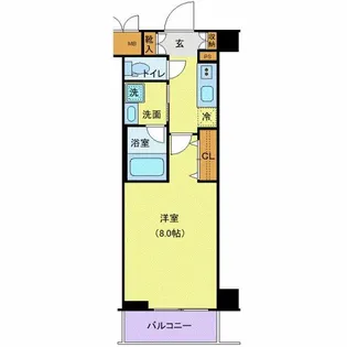 TATSUMIスカイガーデンテラス【4階】の間取り