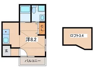 アストライア横浜【2階】の間取り