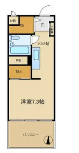 新大橋永谷マンション【11階】の間取り
