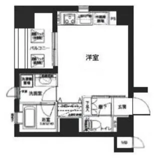 ザ・プレミアムスイート高田馬場【15階】の間取り