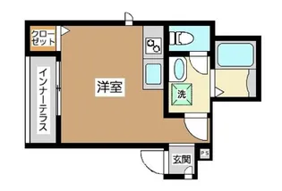 ベルリード渋谷本町【1階】の間取り