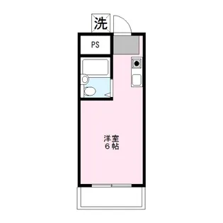 ハイツ赤荻【3階】の間取り
