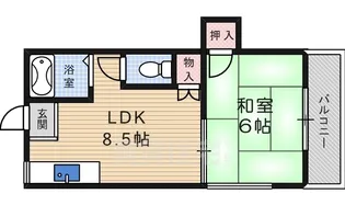 メーベルハイツ【2階】の間取り