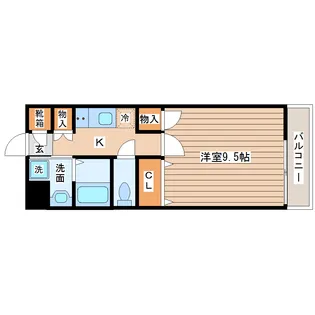 プレミア泉崎【3階】の間取り