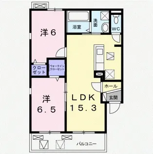 モンターナ2番館【1階】の間取り