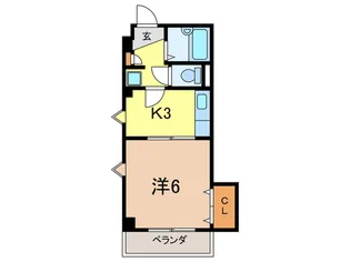 エスペランスボヌール【7階】の間取り