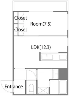 GRC opus shirosaki【7階】の間取り
