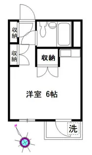 エスエスワンビル【3階】の間取り