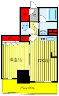パークアクシス上野松が谷【9階】の間取り