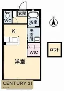 シャーメゾン工学部通り【2階】の間取り