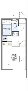 レオパレスコンフォートヒルズ【1階】の間取り