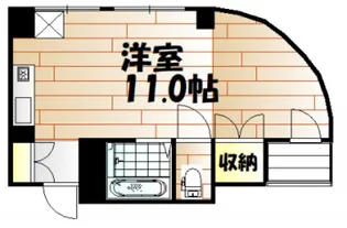 SANPEIハイツ【5階】の間取り