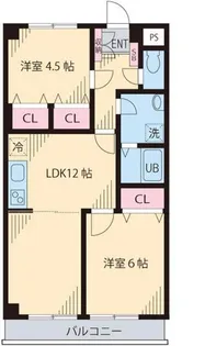 SWEET HILLS瑞江【4階】の間取り