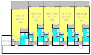 ベルデハシモト【2階】の間取り