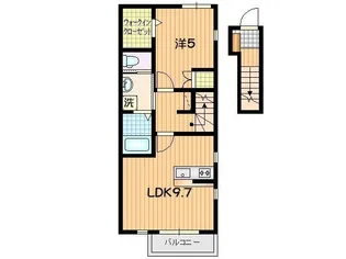 ル・メイユール北夕顔瀬の間取り