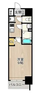 PHOENIX新大阪【13階】の間取り