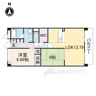 ラフォーレ三郷弐番館【1階】の間取り