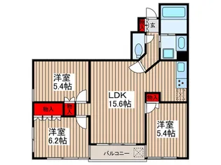 メイフェア-ヒルズ【2階】の間取り