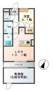 グレイス・コート【1階】の間取り