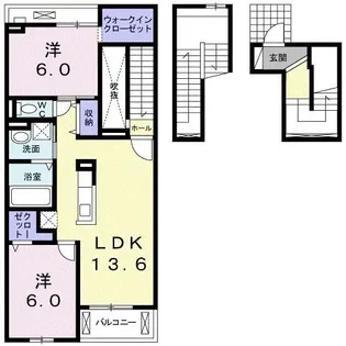 ハッピースマイルII【3階】の間取り