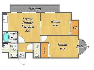 七福第2ビル【4階】の間取り