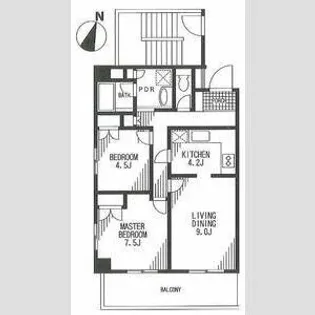 イイダアネックスV【2階】の間取り