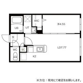 Ritz GRANDE中島公園(リッツグランデ中島公園)【5階】の間取り