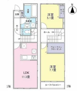 アンジュ【2階】の間取り