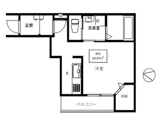 LENNON(レノン)【3階】の間取り