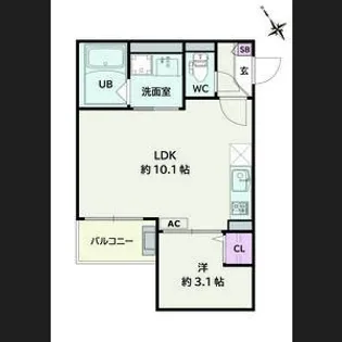 Jack koyoI【1階】の間取り