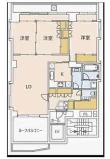 ドミール北池袋【7階】の間取り