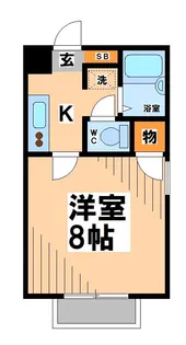 グラフティ仙川【3階】の間取り