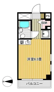 ブールヴァル南林間【2階】の間取り