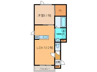 Grand OakII【1階】の間取り