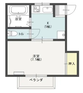 メゾン白鳥【2階】の間取り