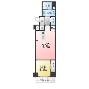 RESIDENCE TACHIBANA【2階】の間取り