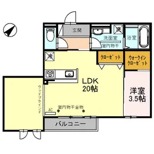セントルイン12番館【3階】の間取り