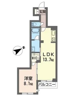 プランドール【2階】の間取り