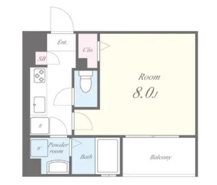 アーバンエムズ【2階】の間取り