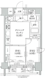 ルフレプレミアム向島【3階】の間取り